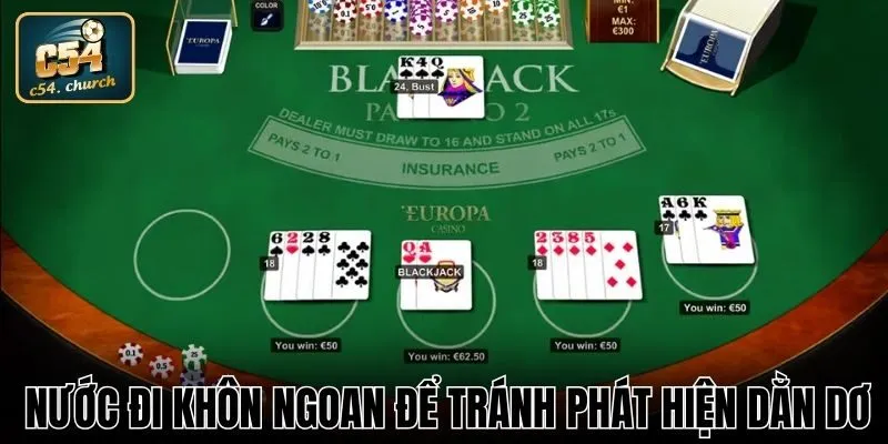 Nước đi khôn ngoan để tránh phát hiện dằn dơ