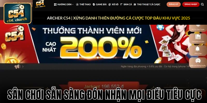 Sân chơi C54 sẵn sàng đón nhận mọi điều tiêu cực
